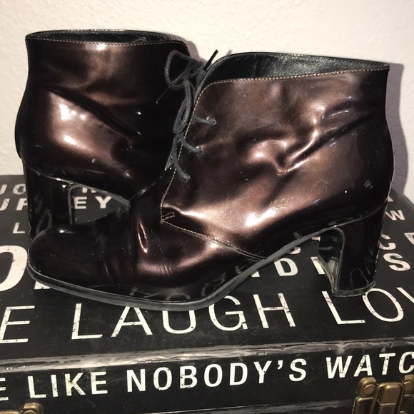 Italian Patent Leather Booties - Picture 4 of 5